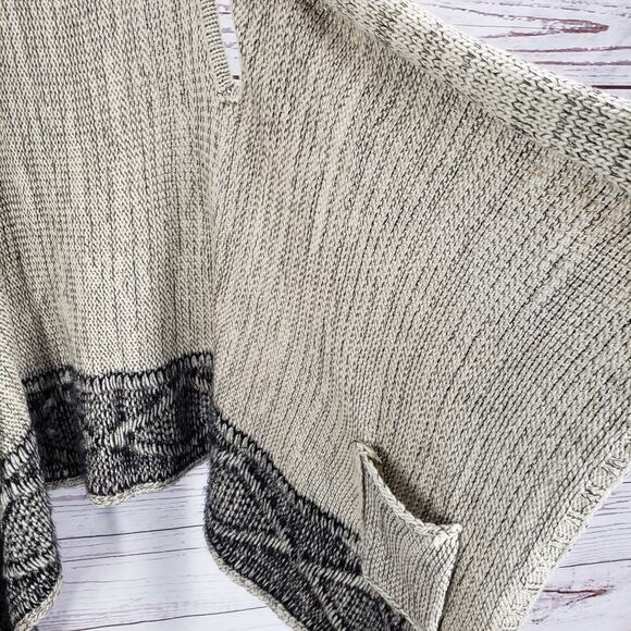 BCBGMAXAZRIA Women's Knit Wool Blend Metallic Open Cardigan Medium - Picture 7 of 12